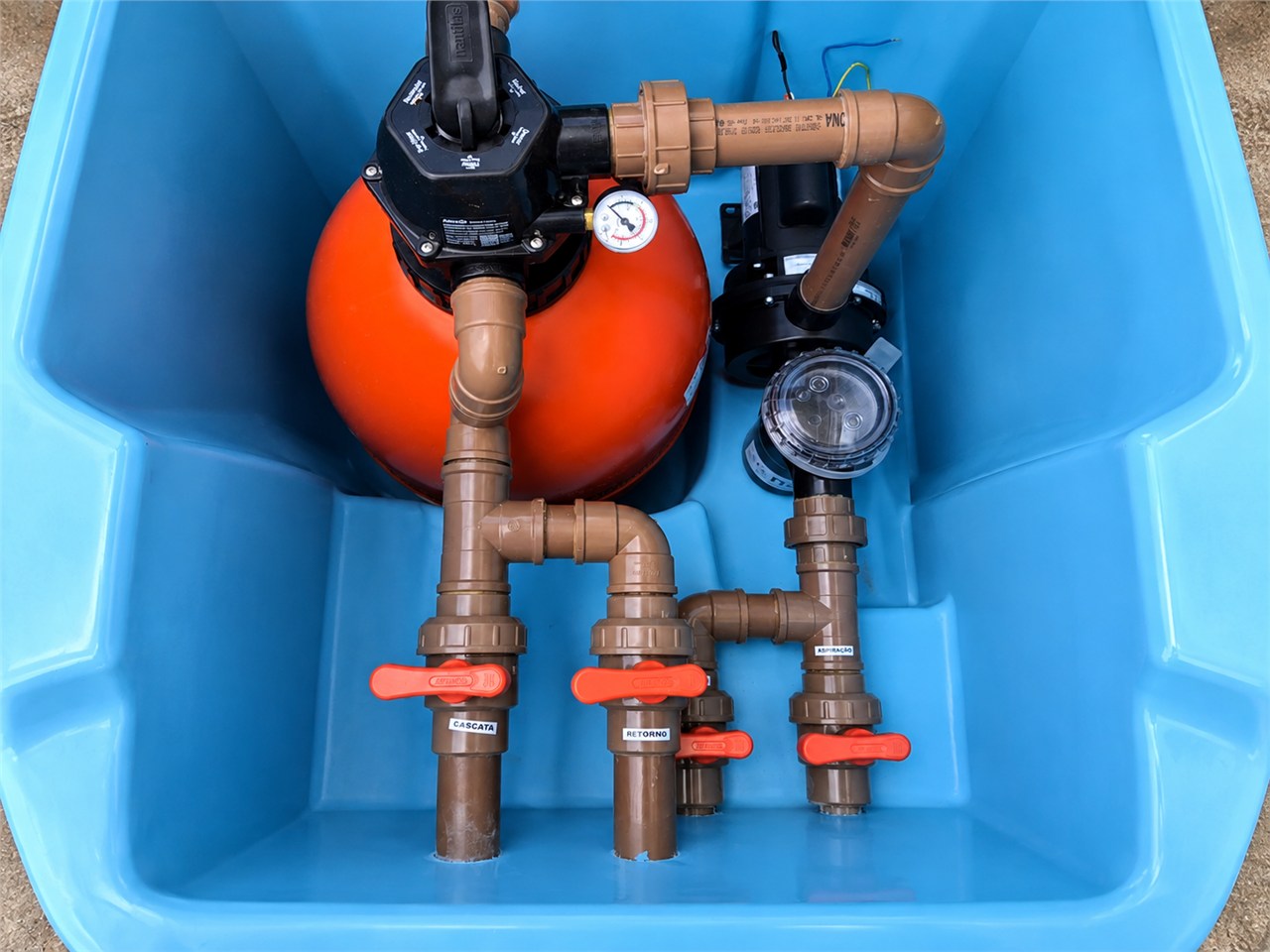 Sistema compacto de filtração